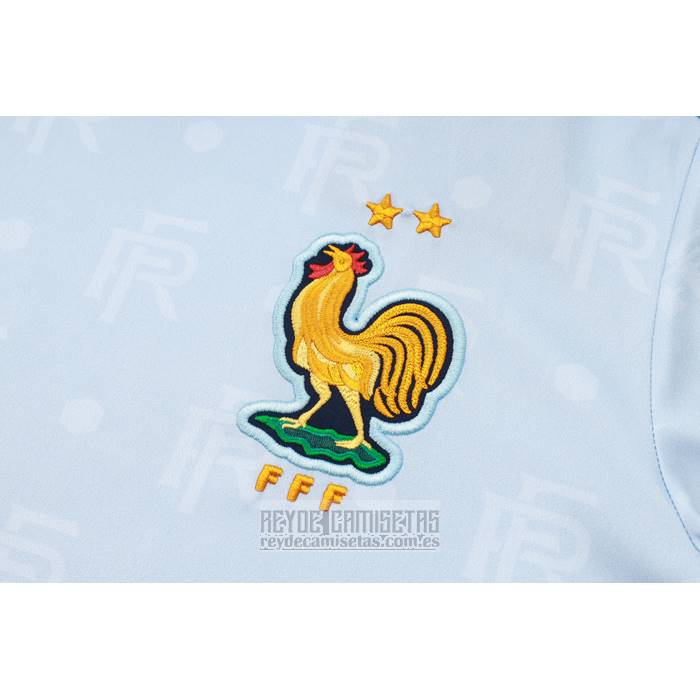 Chandal del Francia Manga Corta 2024-2025 Azul Claro - Pantalon Corto